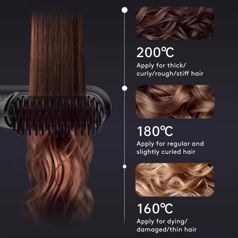2 in 1 Wireless Haarglätter USB-Aufladung