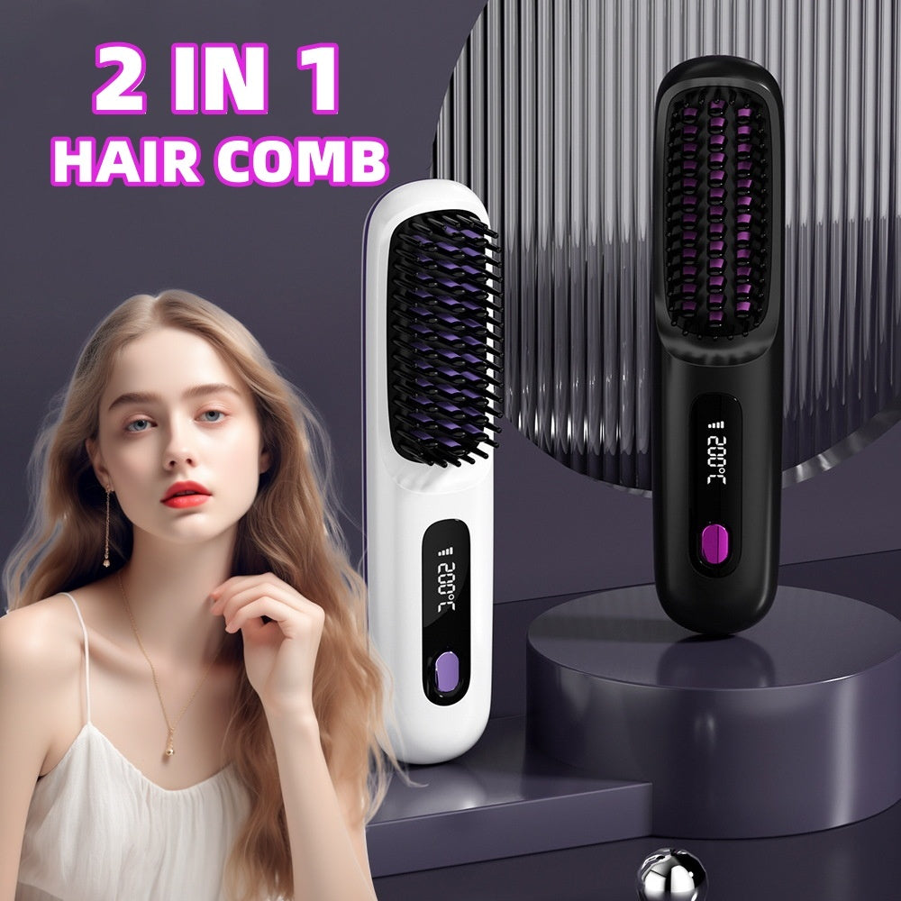2 in 1 Wireless Haarglätter USB-Aufladung