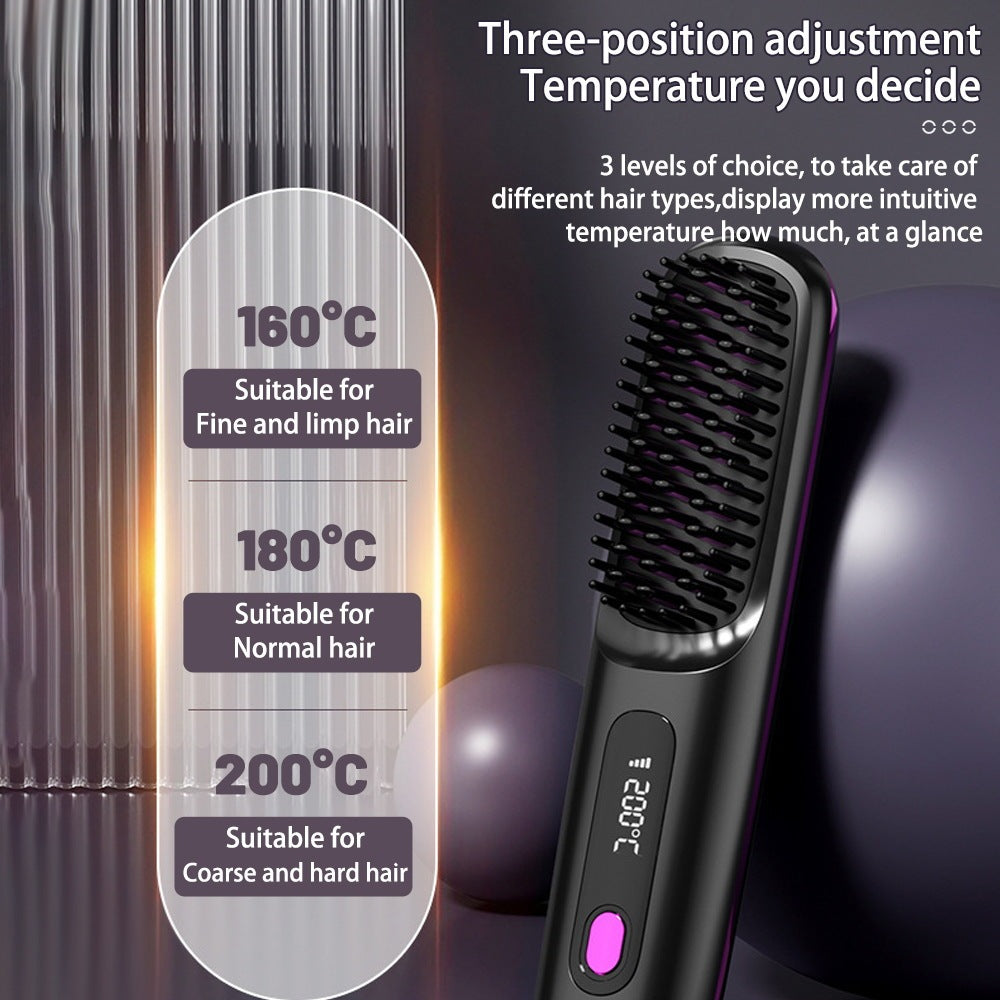 2 in 1 Wireless Haarglätter USB-Aufladung